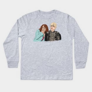 Patsy and Edina Kids Long Sleeve T-Shirt